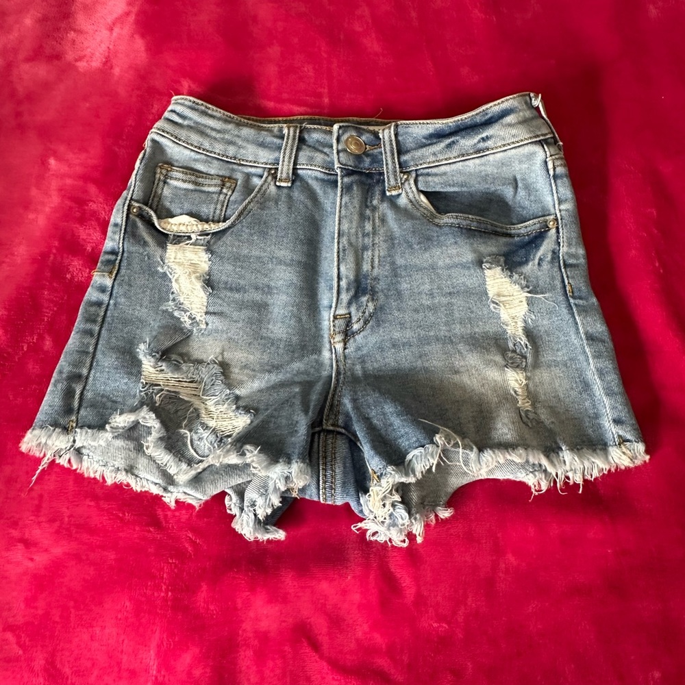 Wax Jean Shorts